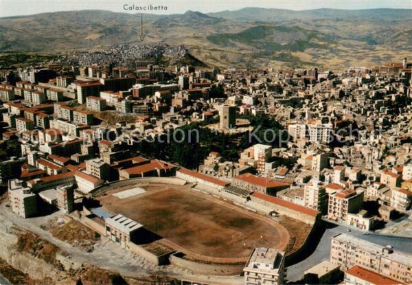 Enna Sicilia Panorama visto dall aereo