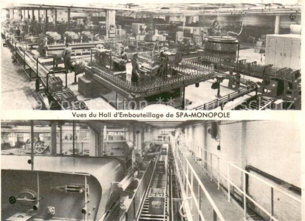 Spa Belgium Vues du Hall d Embouteillage