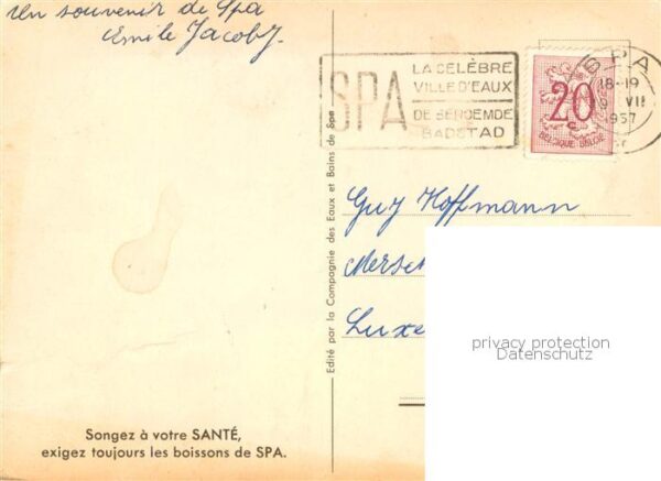 Spa Belgium Vues du Hall d Embouteillage – Bild 2