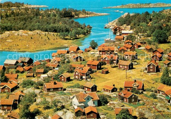 Harstena Sweden Panorama Kuestenort