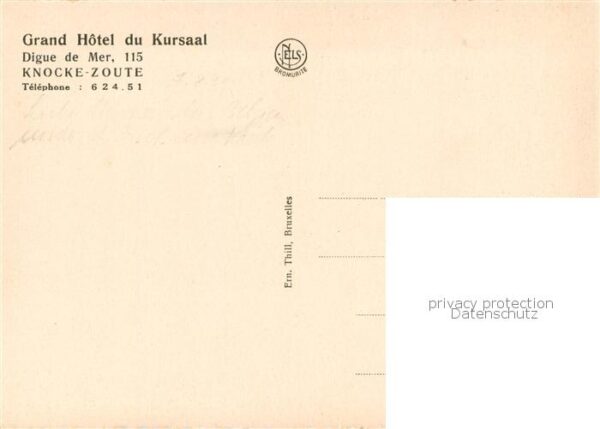 Knocke-Zoute Grand Hôtel du Kursaal – Bild 2