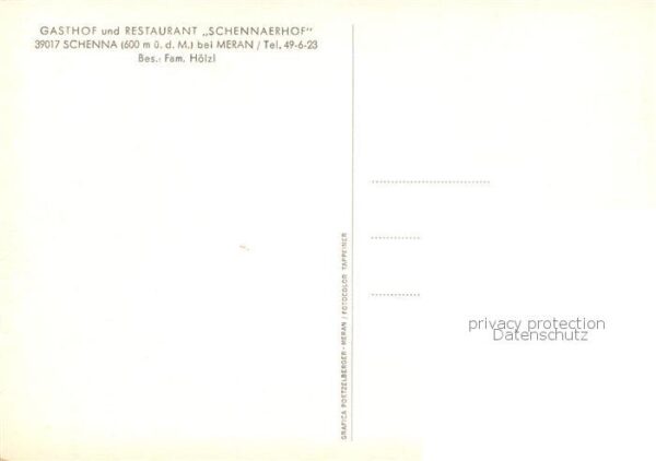 Schenna Meran Gasthof Restaurant Schennaerhof – Bild 2