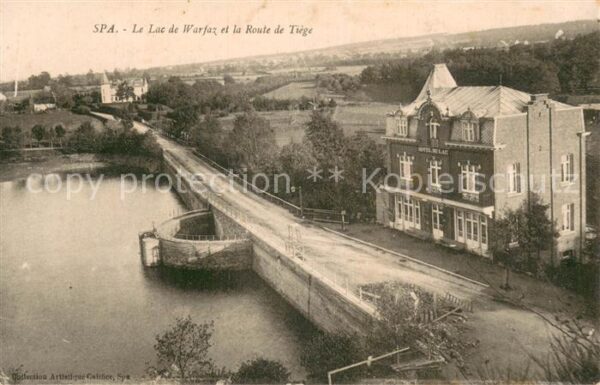 Spa Belgium Le Lac de Warfaz et la Route de Tiege