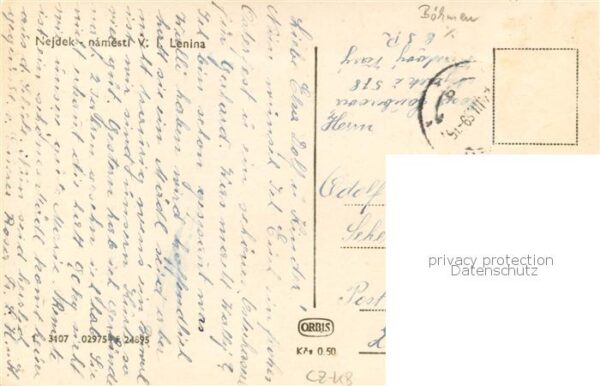 Nejdek Neudeck CZ Namesti V I Lenina – Bild 2