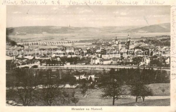 Hranice nad Morave Maehrisch Weisskirchen CZ Panoraa