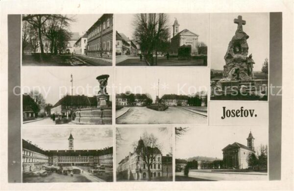 Josefov Jaromer Josefstadt Teilansichten Kirche Schloss Denkmal