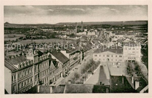 Laun Louny CZ Stadtpanorama