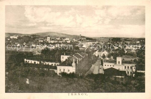 Turnov Turnau CZ Stadtpanorama