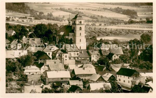 Sobotka CZ Ansicht mit Kirche