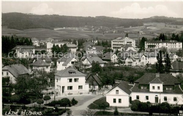 Lazne Belohrad Bad Bielohrad CZ Stadtpanorama