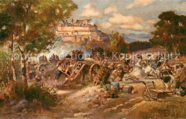 Coburg Belagerung der Feste Coburg durch Wallenstein 1632 Festungsbaufond Gemael