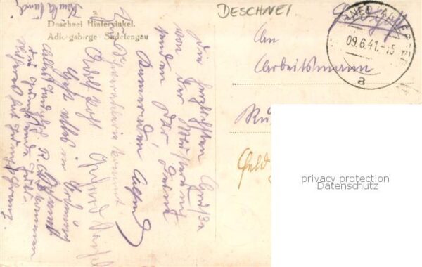 Deschnei Adlergebirge Destne v Orlickych Horach CZ Hinterwinkel Dorf im Adlergeb – Bild 2