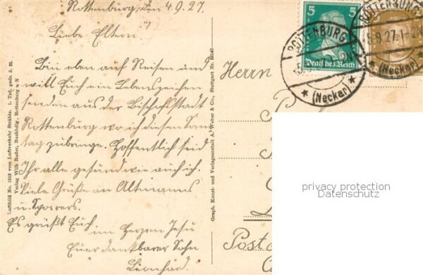 Rottenburg Neckar Stadtzentrum – Bild 2