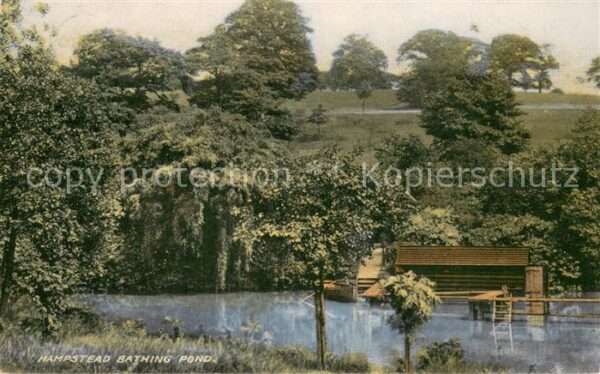 Hampstead  London UK Bathing Pond