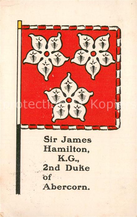 Abercorn UK Linlithgow Flag Sir James Hamilton K. G. 2nd Duke of Abercorn