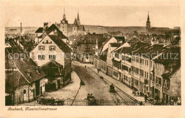 Ansbach Mittelfranken Maximilianstrasse