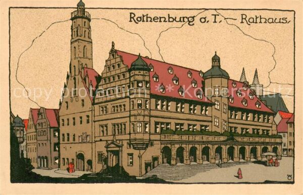 Rothenburg  Tauber Rathaus