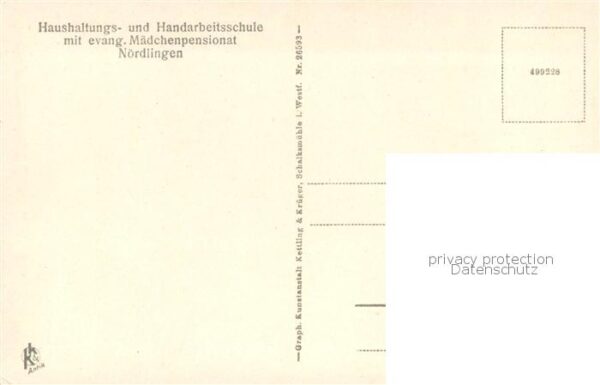 Noerdlingen Haushaltungs und Handarbeitsschule Ev Maedchenpensionat Waschkueche – Bild 2