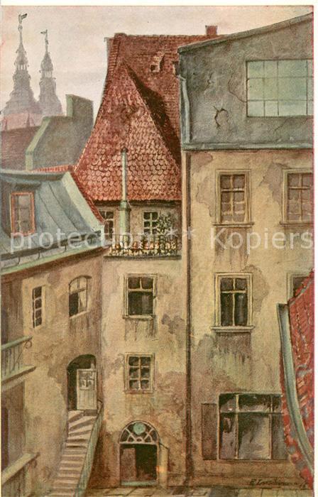 Breslau Niederschlesien Wohnung des Kaufherrn Schroeter und Fenster des gemeinsc
