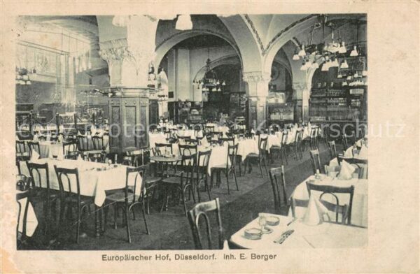 Duesseldorf Europaeischer Hof Restaurant