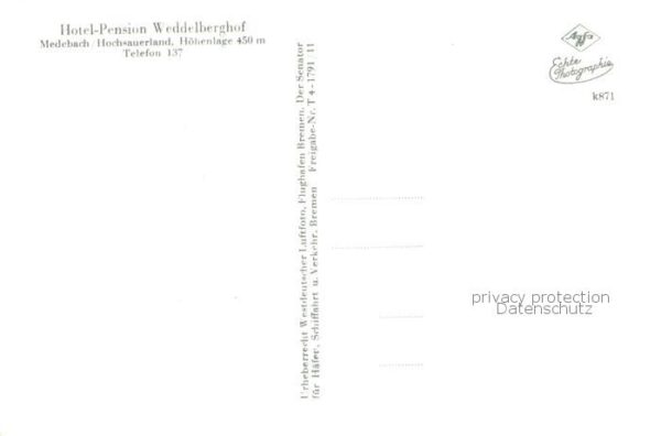 Medebach Hotel Pension Weddelberghof Fliegeraufnahme – Bild 2