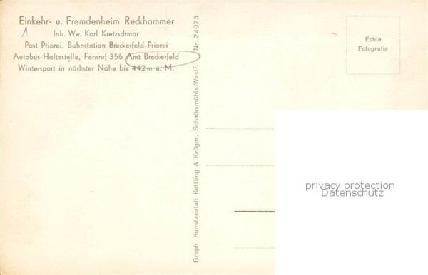 Breckerfeld Einkehr und Fremdenheim Reckhammer – Bild 2