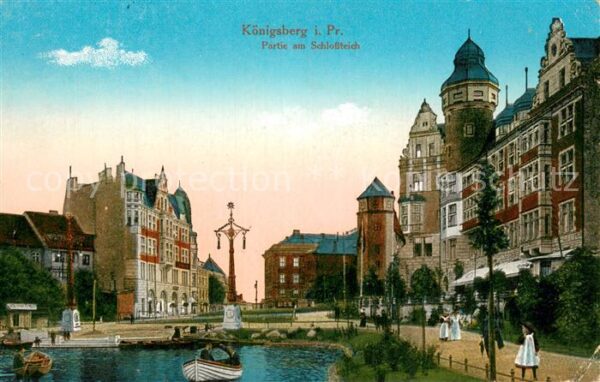 Koenigsberg  Ostpreussen Kaliningrad RU Partie am Schlossteich