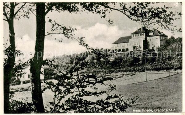 Bredenscheid Hattingen Haus Friede Erholungsheim des Rhein Westf Verbandes