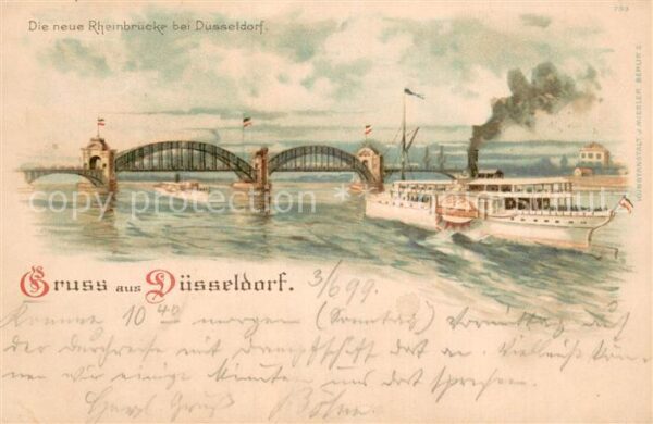 Duesseldorf Neue Rheinbruecke