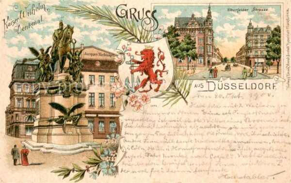 Duesseldorf Wilhelm Denkmal Elberfelder Strasse