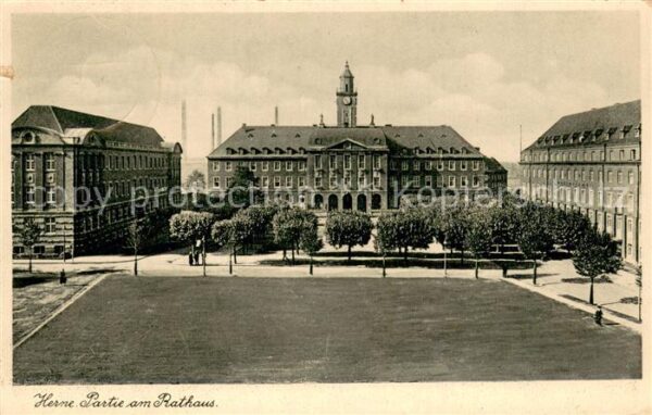 Herne Westfalen Partie am Rathaus
