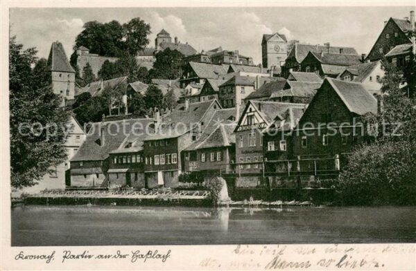 Kronach Oberfranken Partie an der Hasslach
