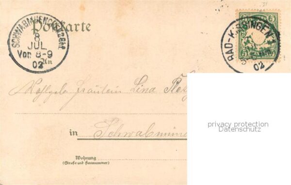 Bad Kissingen Partie aus dem Cascadenthal – Bild 2