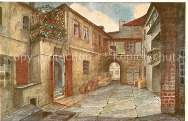 Breslau Niederschlesien No. 2 Blick auf den Hof 1 Historische Staetten Gustav Fr