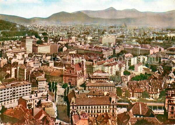 Ljubljana Laibach SLO Stadtpanorama