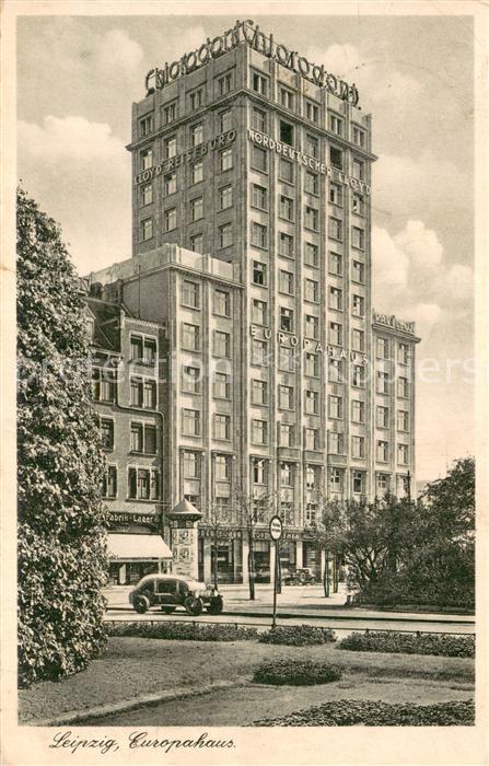 Leipzig Europahaus Hochhaus Bromit matt