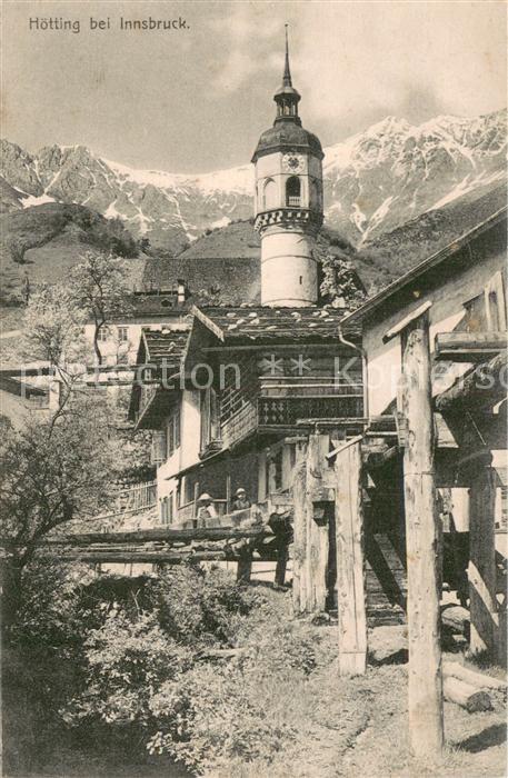 Hoetting Innsbruck AT Motiv mit Kirche