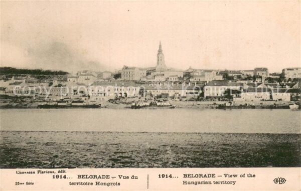 Belgrade  Belgrad Serbia View of the Hungarian territory