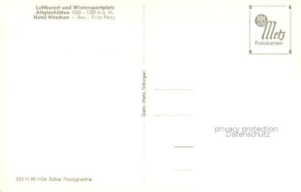 Altglashuetten Hotel Hirschen – Bild 2
