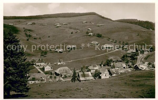 Muggenbrunn Panorama Hoehenluftkurort im Schwarzwald