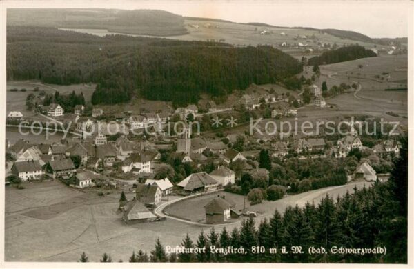 Lenzkirch Panorama Blick ins Tal Luftkurort im Schwarzwald