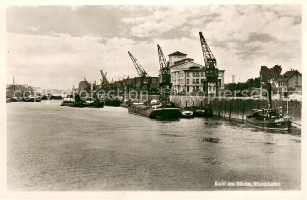 Kehl Rhein Rheinhafen Binnenschifffahrt