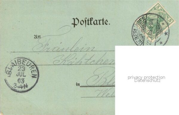 ueberlingen Bodensee Ansicht vom See aus im Mondschein – Bild 2