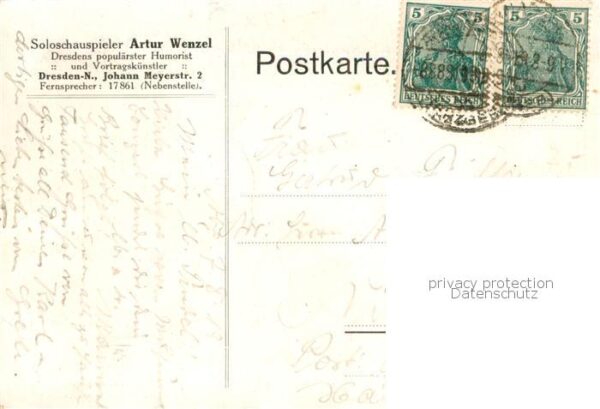 Dresden Elbe Soloschauspieler Artur Wenzel Humorist Portrait – Bild 2