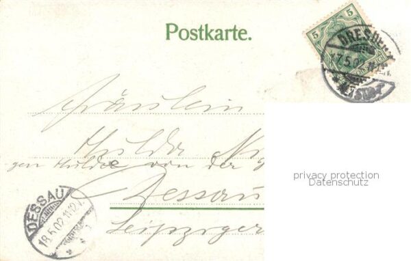 Dresden Elbe Belvedère Augustusbruecke Kuenstlerkarte – Bild 2