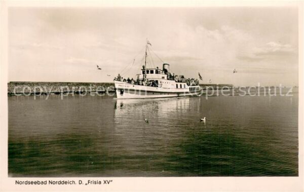Norddeich  Norden Nordseebad Dampfer Frisia XV