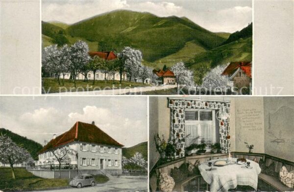 Untermuenstertal Gasthaus Pension Zum Belchenblick Schwarzwald