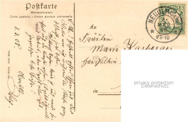Ulm  Donau Ulmer Spatz Kuenstlerkarte – Bild 2