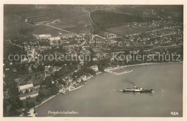 Friedrichshafen Bodensee Fliegeraufnahme