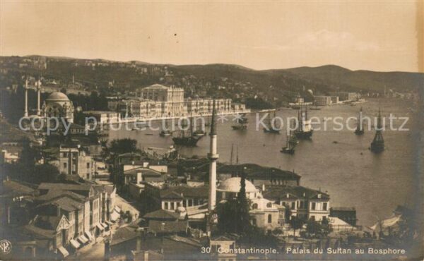 Constantinople Palais du Sultan au Bosphore